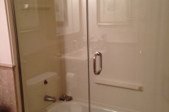door and panel on tub