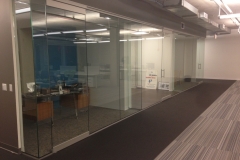 1/2" glass office walls and doors