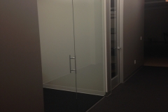 1/2" glass office walls and doors