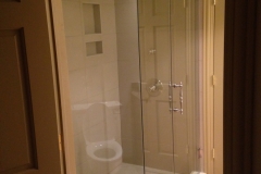 custom angle mutli panel shower door