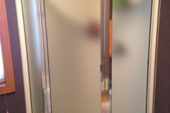 neo angle semi framless door