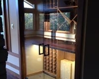 Wine cellar double doors